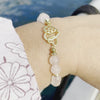 ♥︎ Bracelet en Quartz Rose