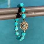 ♥︎ Bracelet en Amazonite Ice bleu