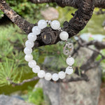 7 - Cancer Zodiac Bracelet *White Jade*