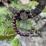 1 - Capricorn Zodiac Bracelet *the Garnet*