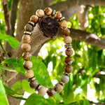 Landscape Jasper and Hematite Bracelet