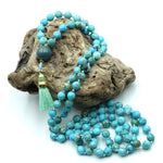 Mala di howlite blu