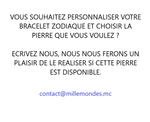 2 - Bracelet Zodiaque du Verseau *l'Améthyste*