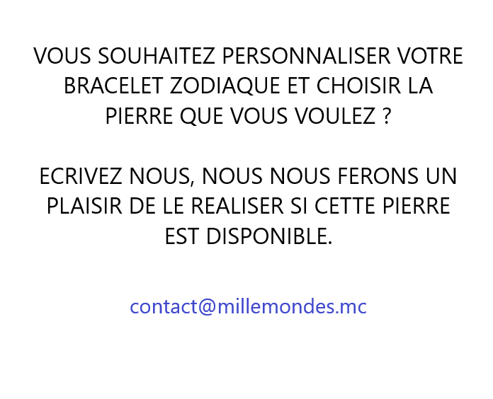 8 - Bracelet Zodiaque du Lion *la Cornaline*